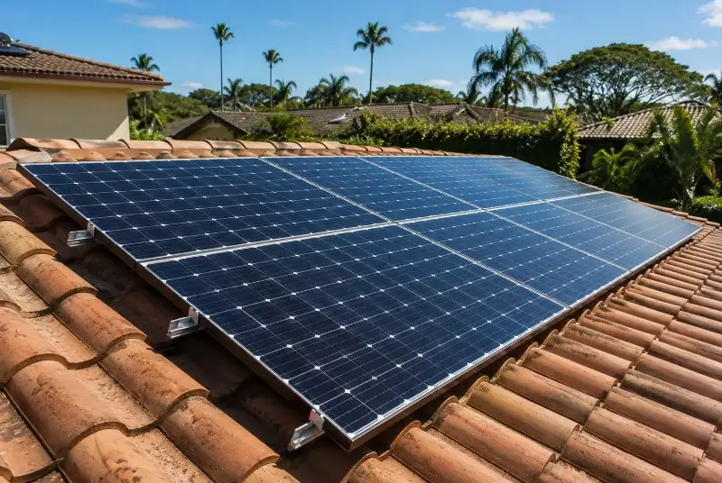 Installation de panneaux solaires à Villebernier